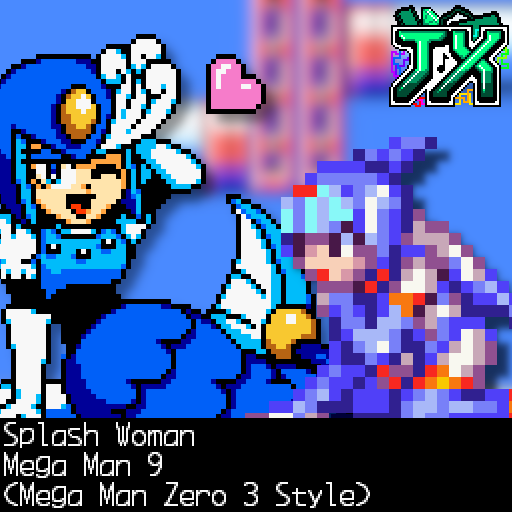 [GBA]Splash Woman Mega Man 9【MMZ3 Style】 by Remixer JX Free