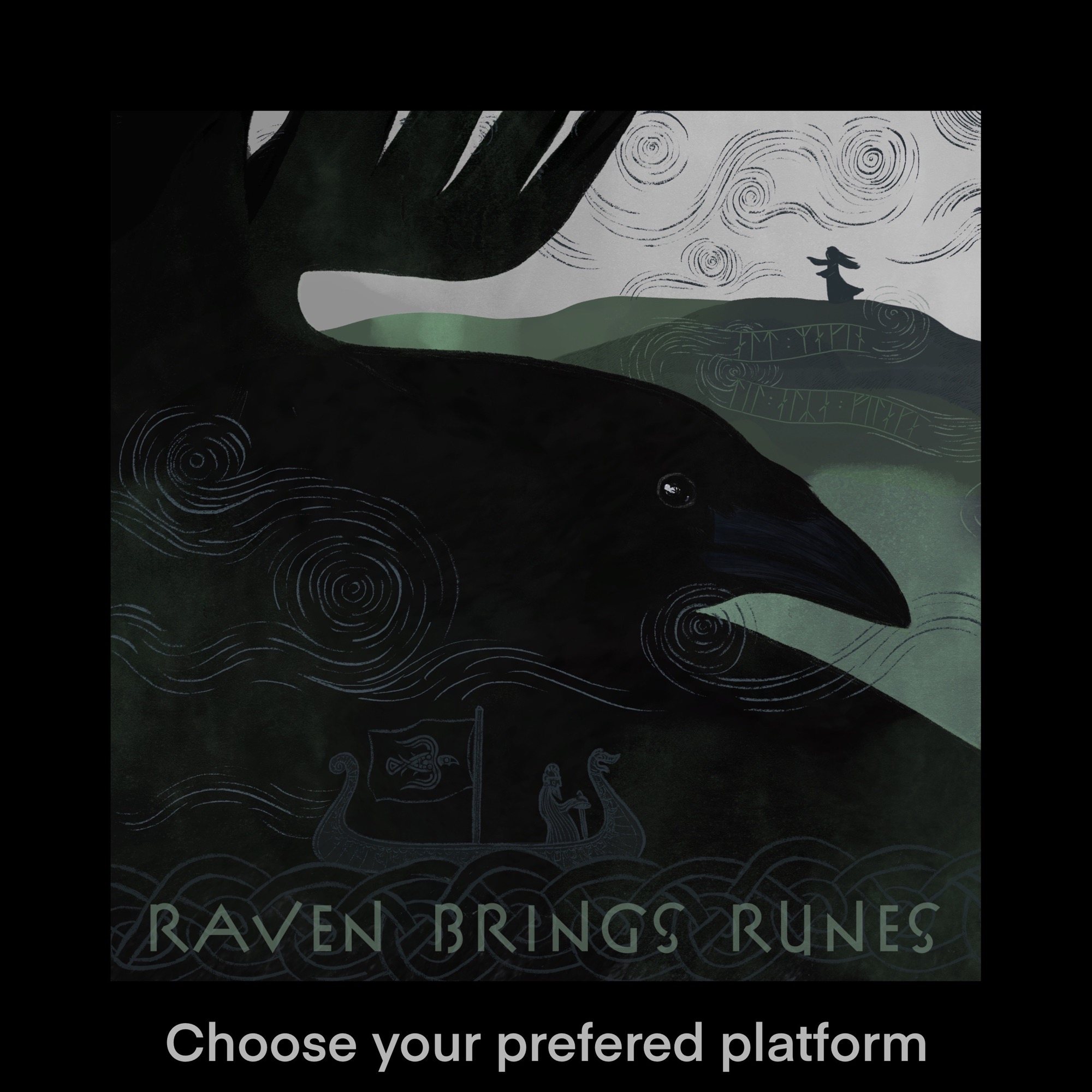 Raven brings runes by Ravenferd
