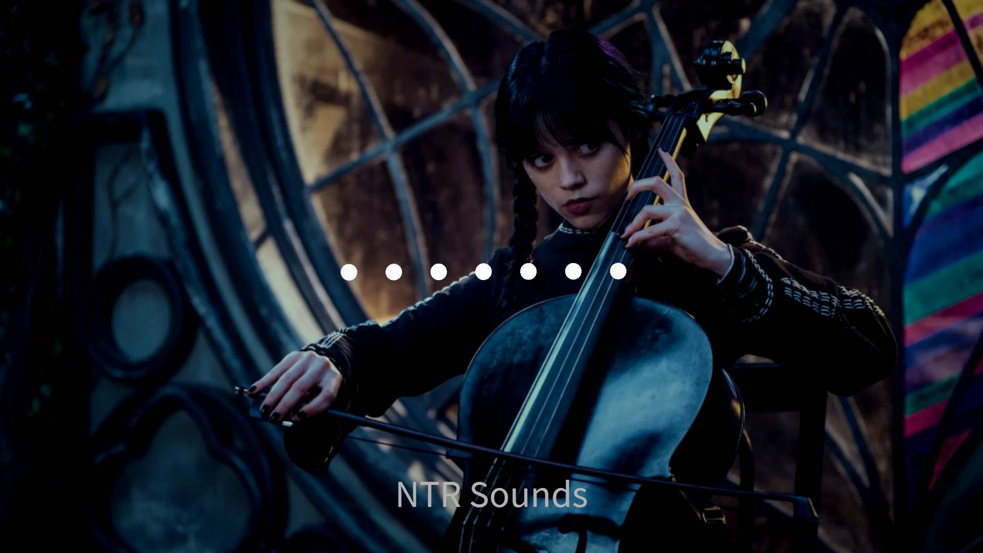 Wednesday Playing Cello Paint It Black (NTR Sounds Remix) by NTR