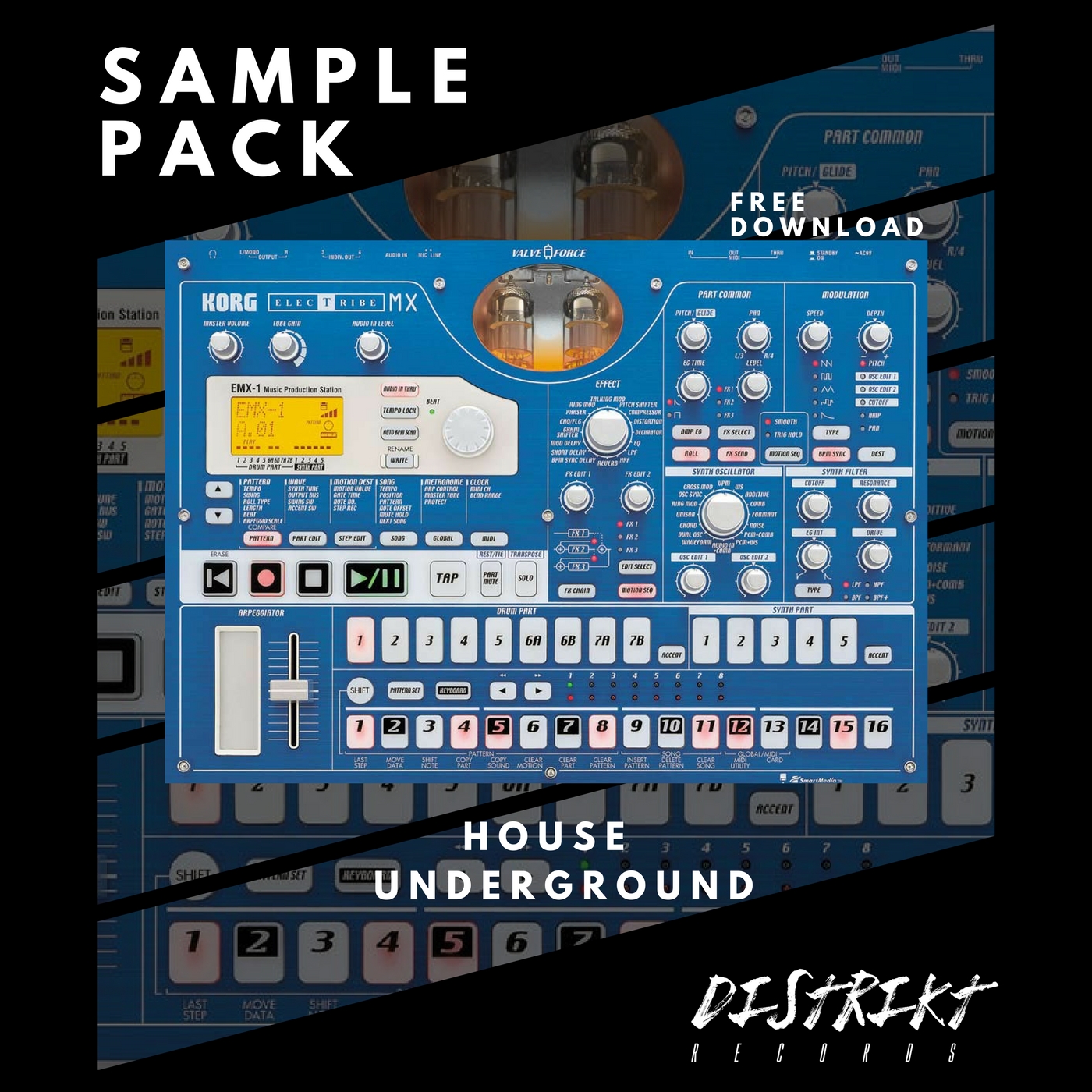 SAMPLE PACK HOUSE UNDERGROUND FREE DOWNLOAD by DISTRIKT RECORDS